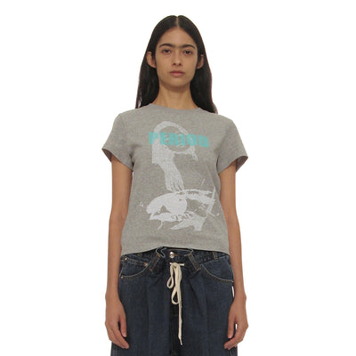 PERIOD PRINTED TEE_MELANGE