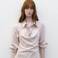 ATELIER NAIN N HALTER SLEEVELESS LAYERED BLOUSE (BL-4404)