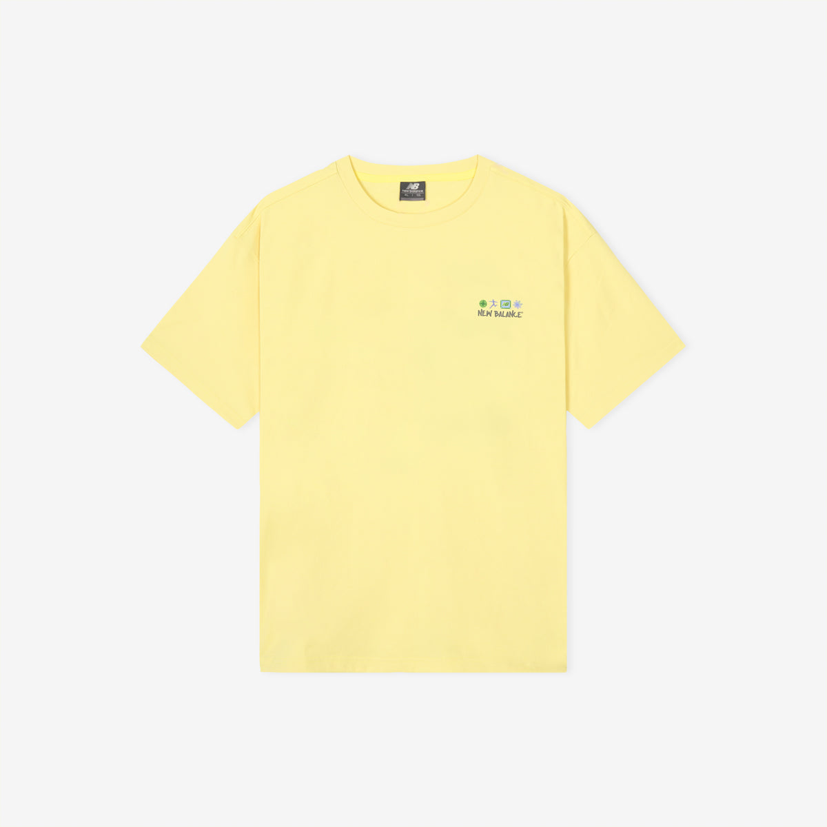 NEW BALANCE NBNEG31643 / UNI Sunny Rainey illustration short sleeve t-shirt (YELLOW)