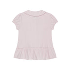 ILLIGO bow pocket ruffle blouse pink