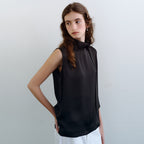 URAGO One tie sleeveless blouse_3colors