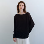 URAGO Linen loose boatneck t-shirt_3colors