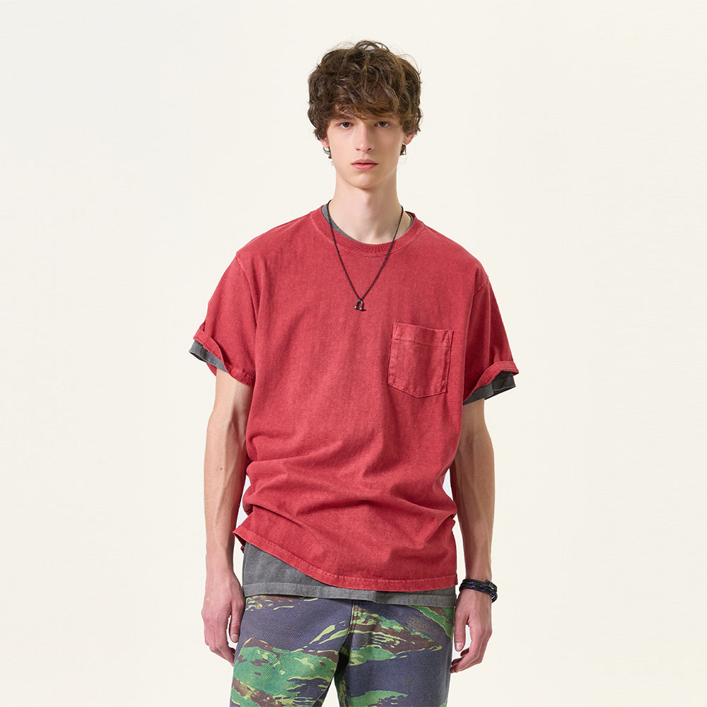 Good on Pigment Dying Pocket Short Sleeve T-Shirt Collection