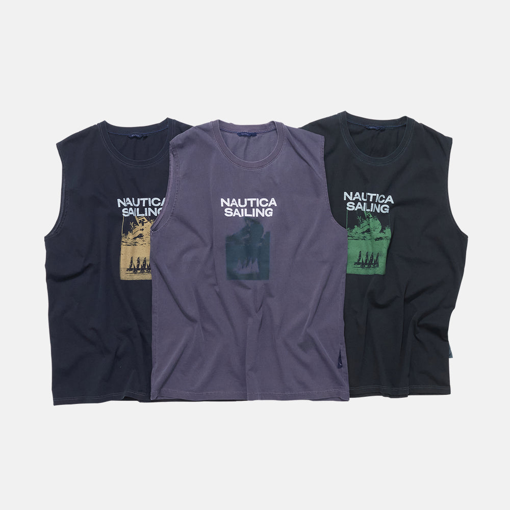 NAUTICA Sailing block sleeveless (3 colors) NTS5816