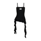 ILLIGO Ribbon Tie Sleeveless Black