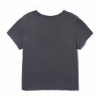 YOUHEE COLOR LETTERING T-SHIRTS_CHARCOAL