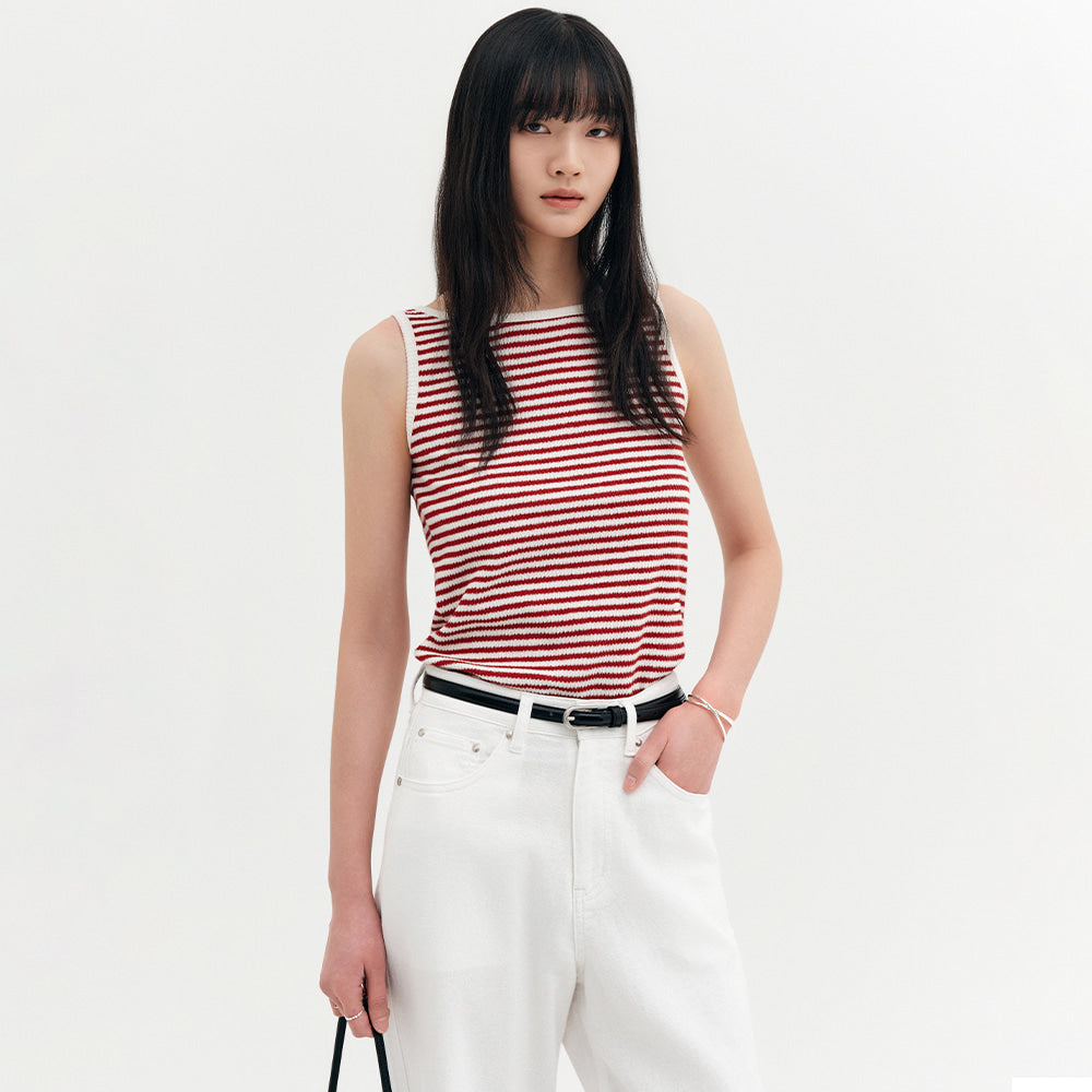 LOOKAST MAUD SLEEVELESS T-SHIRT_3colors