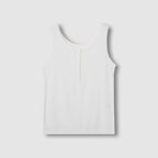 JAJU [JAJU/Jaju] Women's modal lip sleeveless lounge t-shirt_white