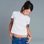 ames worldwide CLASSIC BASIC TEE WHITE