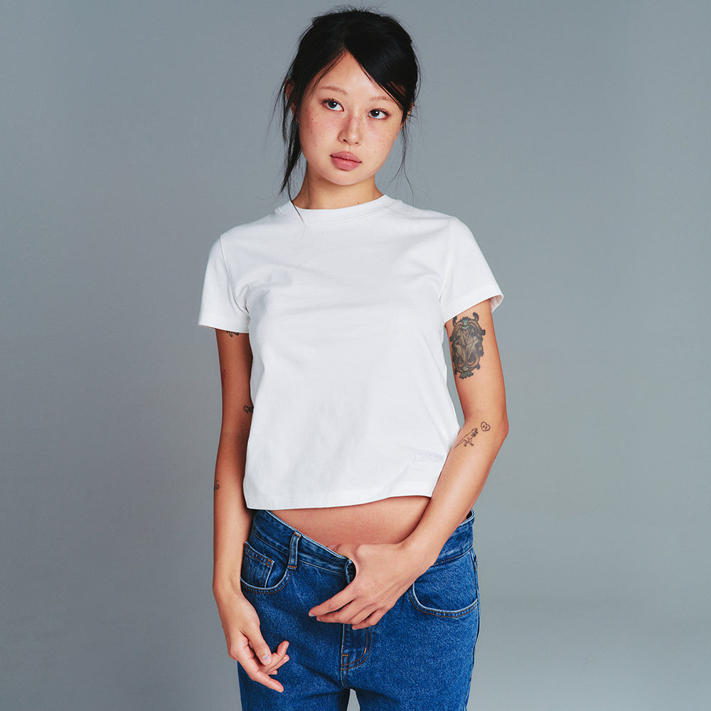 ames worldwide CLASSIC BASIC TEE WHITE