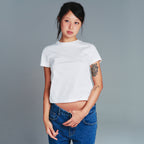 ames worldwide CLASSIC BASIC TEE WHITE
