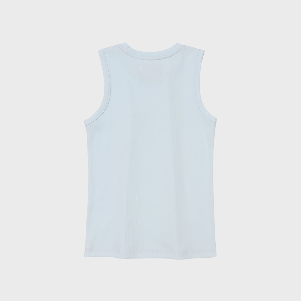 ames worldwide CLASSIC ROUND SLEEVELESS BLUE
