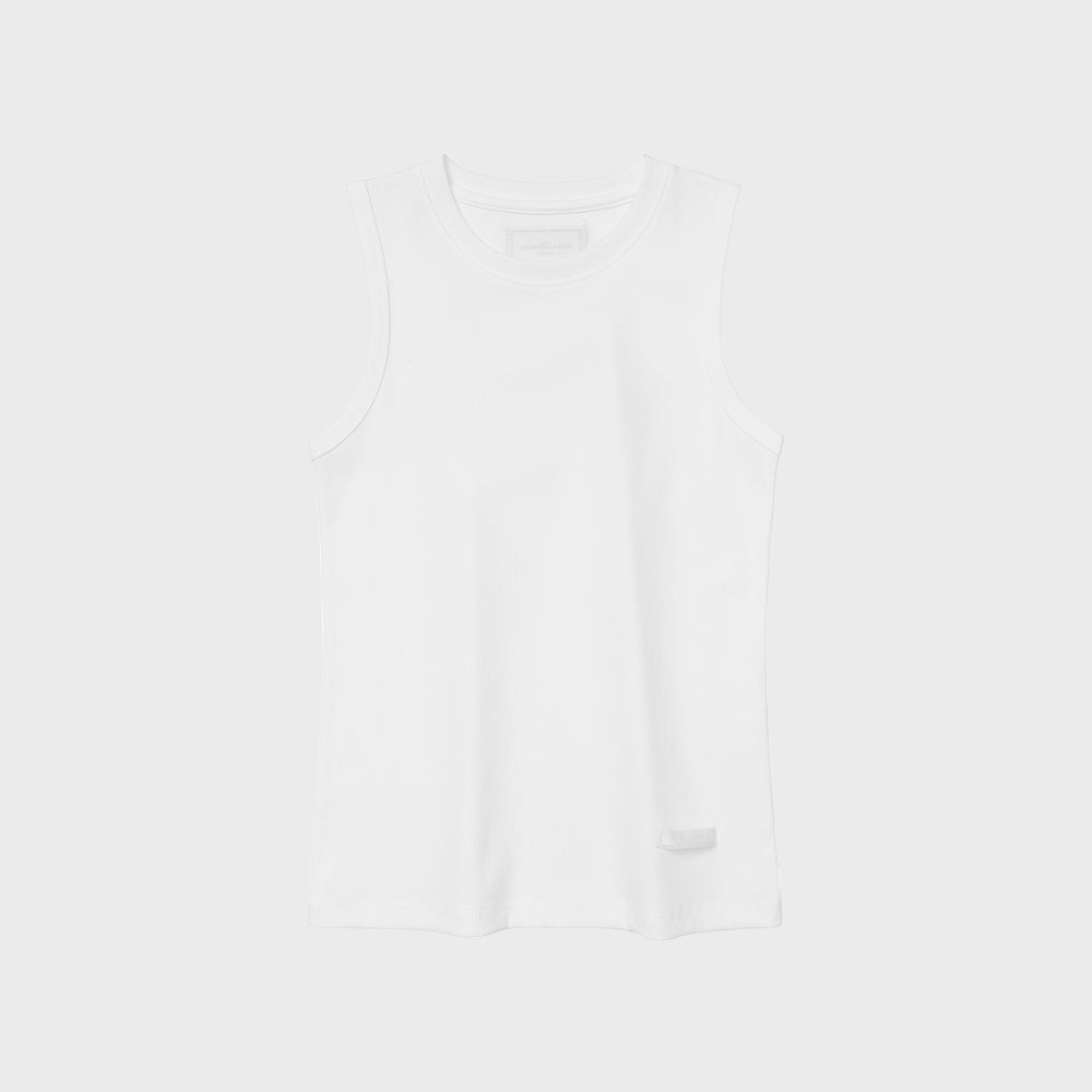 ames worldwide CLASSIC ROUND SLEEVELESS WHITE