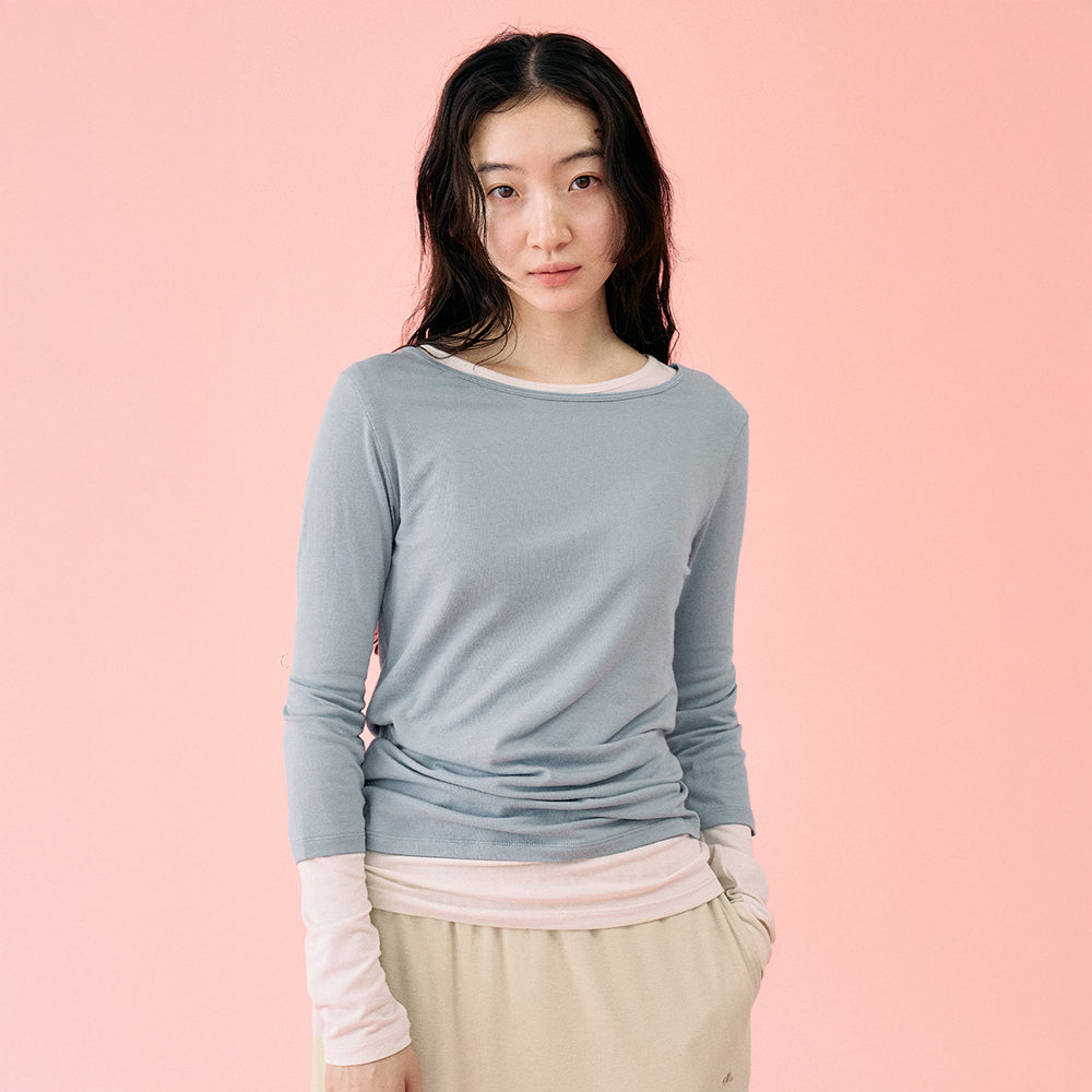 MANGOMANYPLEASE [ROUTINE] POWDER TEE_6COLORS
