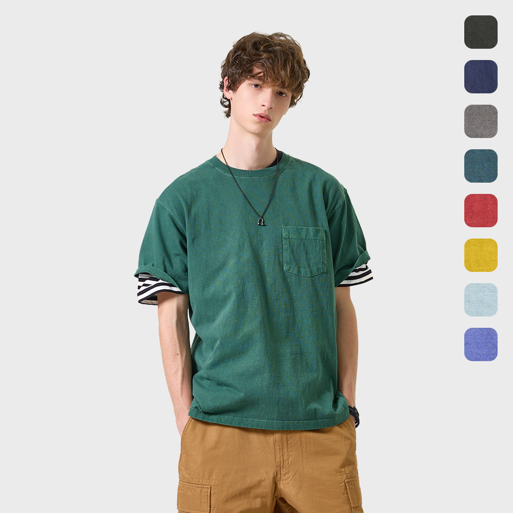 Good on Pigment Dying Pocket Short Sleeve T-Shirt Collection