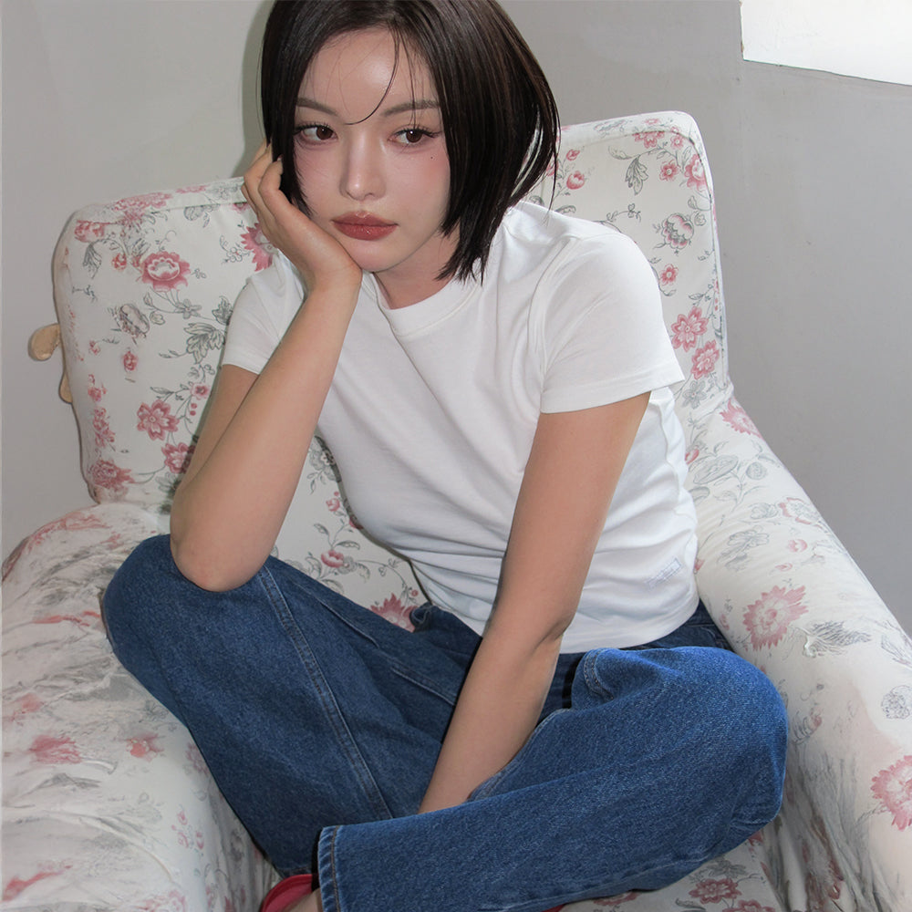 ames worldwide CLASSIC BASIC TEE WHITE