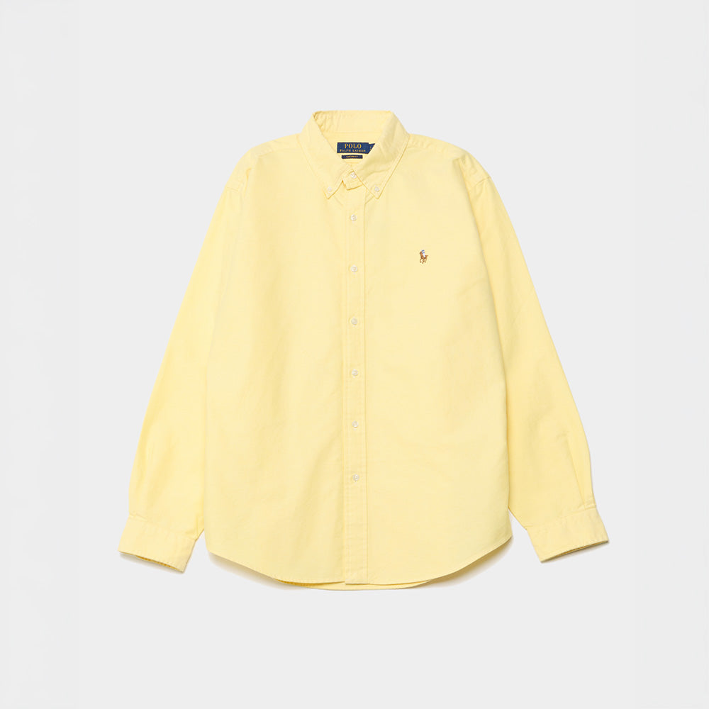 POLO RALPH LAUREN Custom Fit Oxford Shirt - Yellow