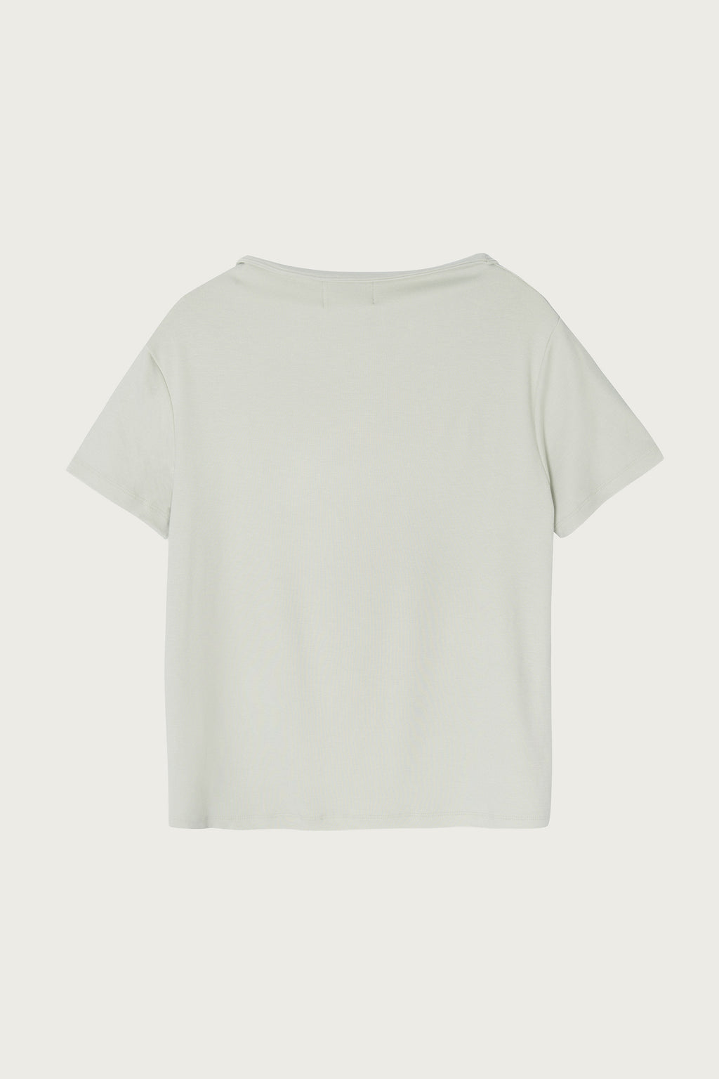 pesto OPEN NECKLINE TEE BLACK