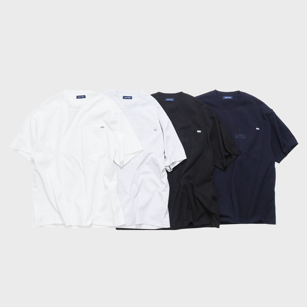 NAUTICA Hidden logo pocket t-shirt (4 colors) JTS5916