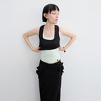 YUNSÉ Basic Eyelet Sleeveless Top (Mint)