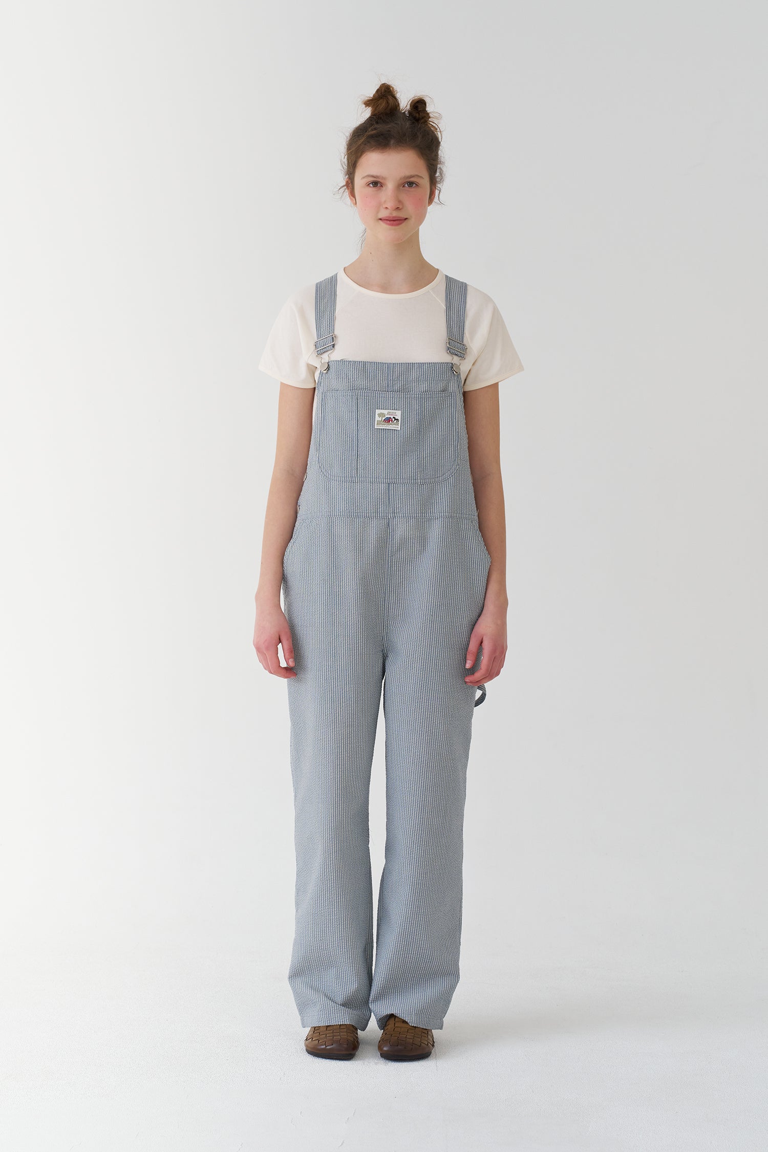pesto Pesto Jumpsuit Stripe Suspender Pants
