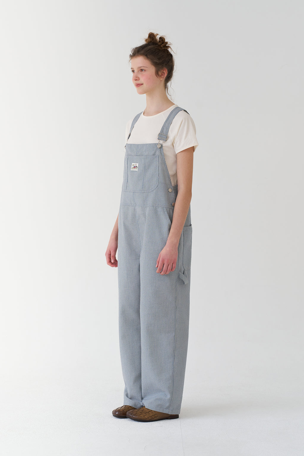 pesto Pesto Jumpsuit Stripe Suspender Pants