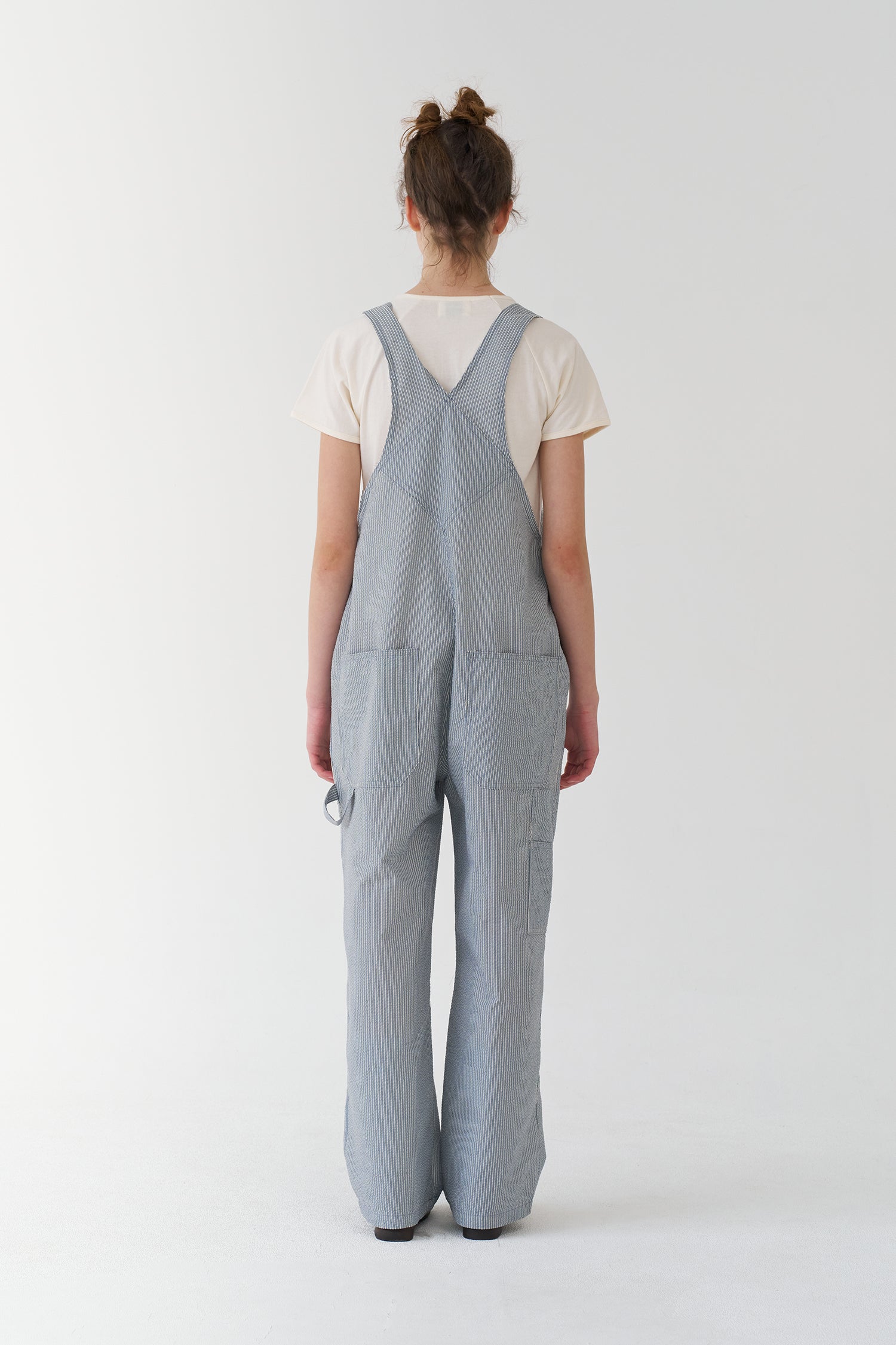pesto Pesto Jumpsuit Stripe Suspender Pants