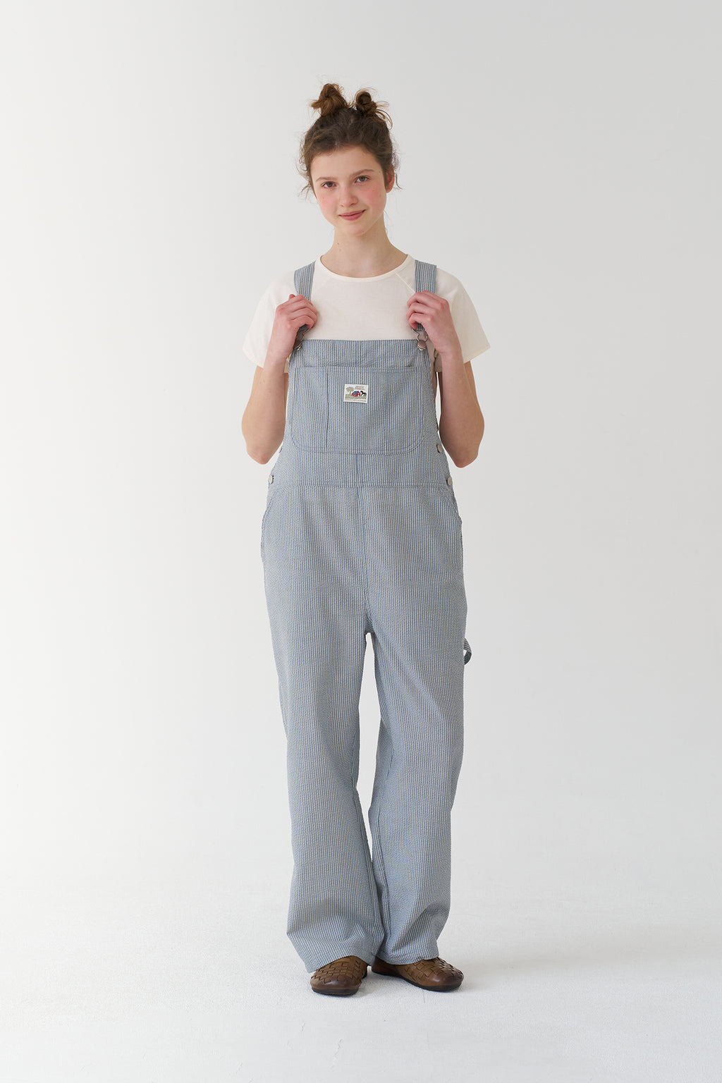 pesto Pesto Jumpsuit Stripe Suspender Pants