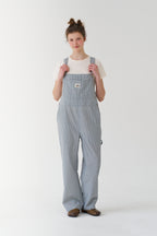 pesto Pesto Jumpsuit Stripe Suspender Pants