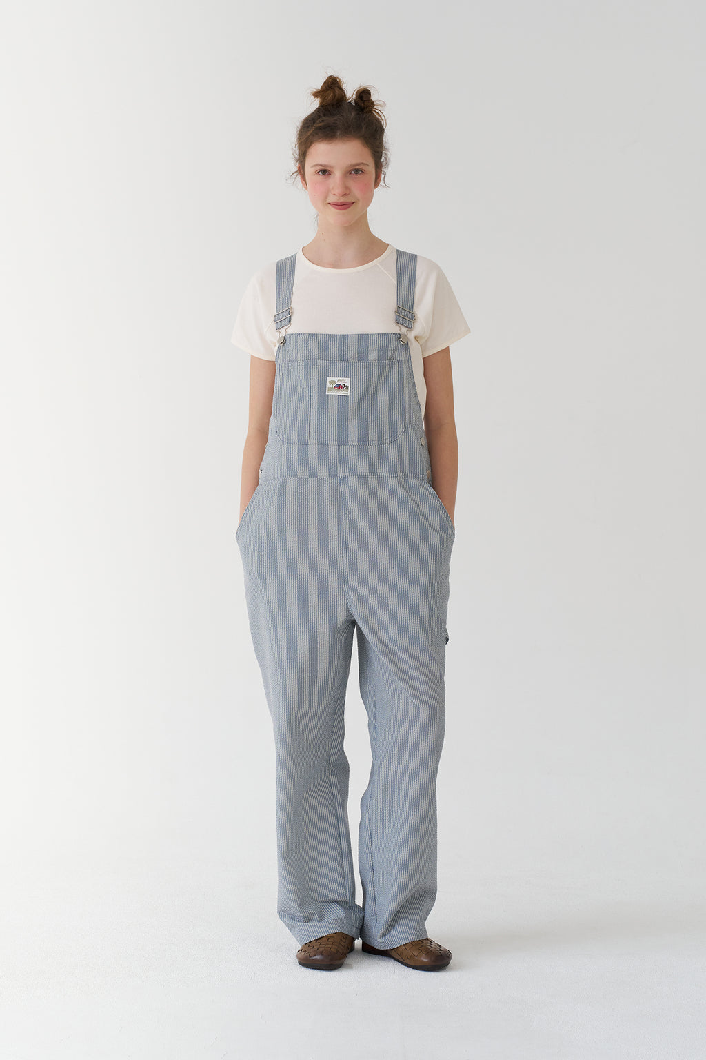 pesto Pesto Jumpsuit Stripe Suspender Pants