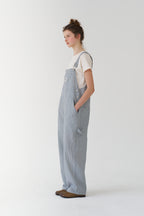 pesto Pesto Jumpsuit Stripe Suspender Pants