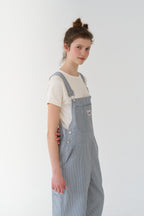 pesto Pesto Jumpsuit Stripe Suspender Pants