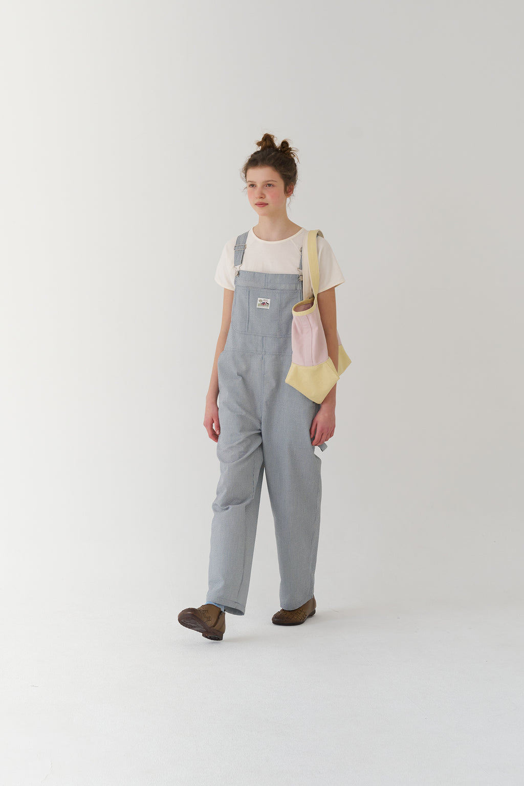 pesto Pesto Jumpsuit Stripe Suspender Pants