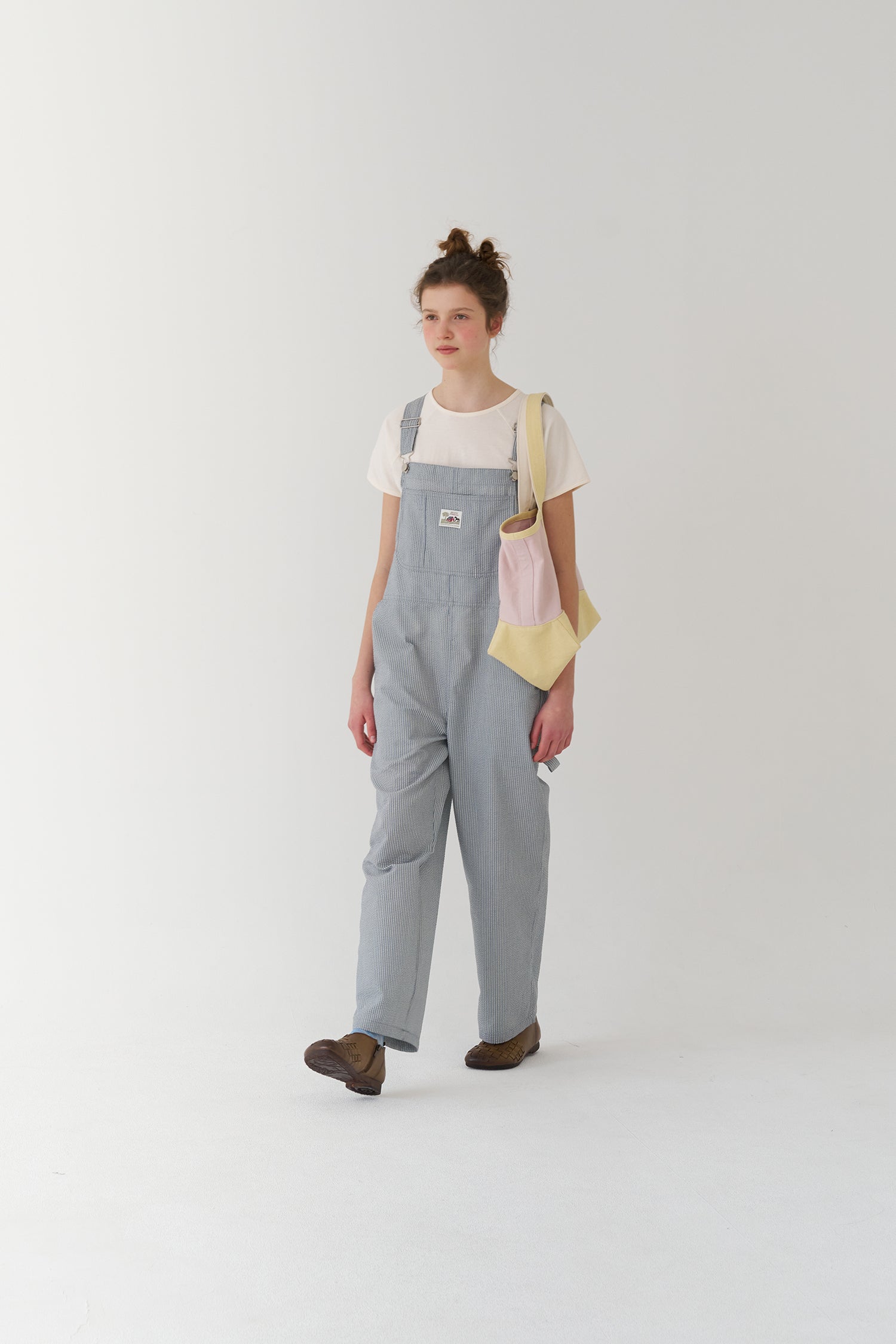 pesto Pesto Jumpsuit Stripe Suspender Pants