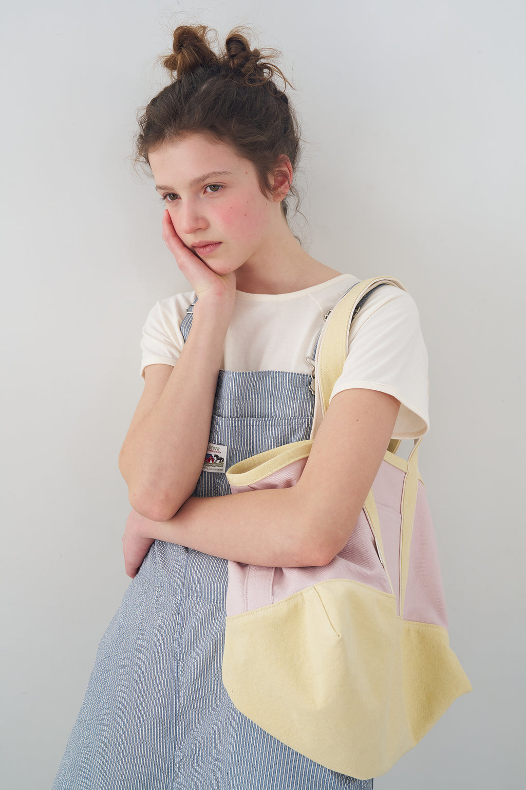 pesto Pesto Jumpsuit Stripe Suspender Pants