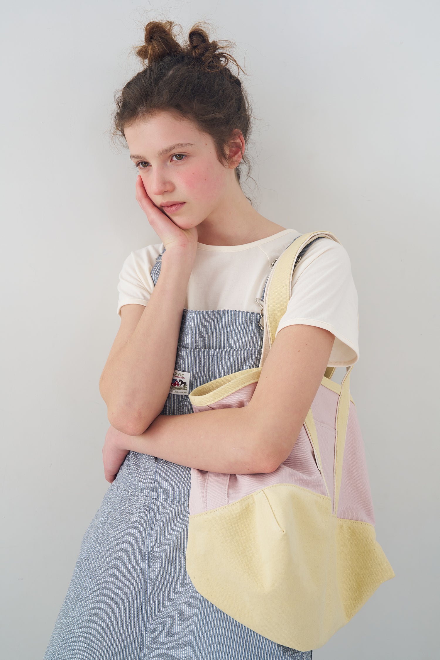 pesto Pesto Jumpsuit Stripe Suspender Pants