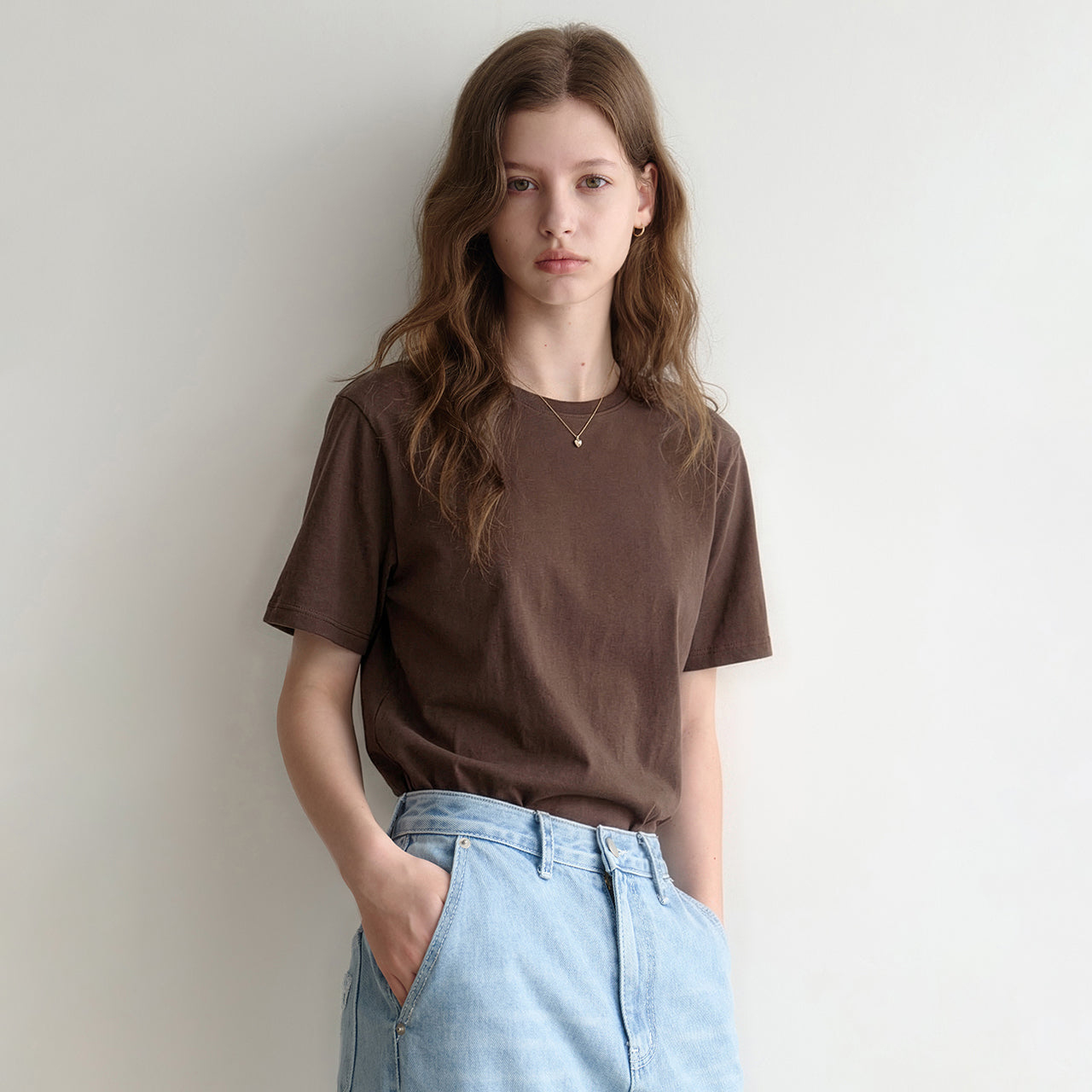 LENAV esu round t-shirts (brown)