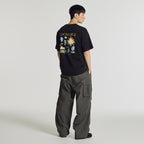 NEW BALANCE NBNEG31643 / UNI Sunny Rainey illustration short sleeve t-shirt (BLACK)