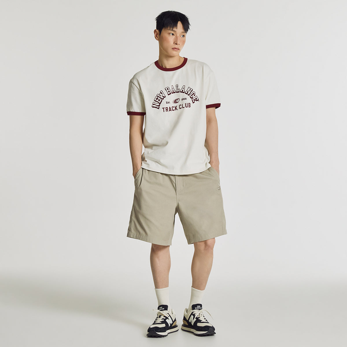 NEW BALANCE NBNEG21573 / UNI Track Club Ringerty (CREAM)