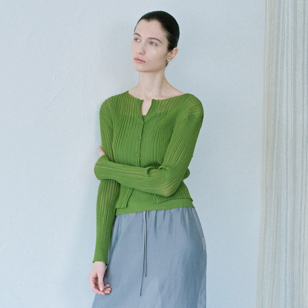 ON&ON [SET] Organza cardigan + sleeveless set NEK6MD414_2color