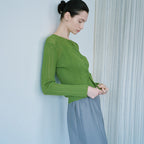 ON&ON [SET] Organza cardigan + sleeveless set NEK6MD414_2color