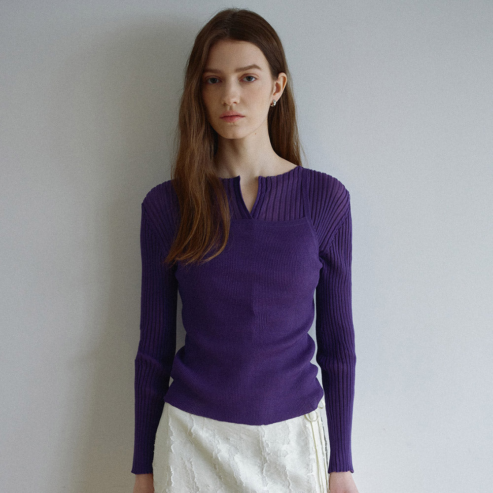 ON&ON [SET] Organza cardigan + sleeveless set NEK6MD414_2color