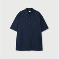 ETHOS COTTON HALF SLEEVE SHIRT (NAVY)