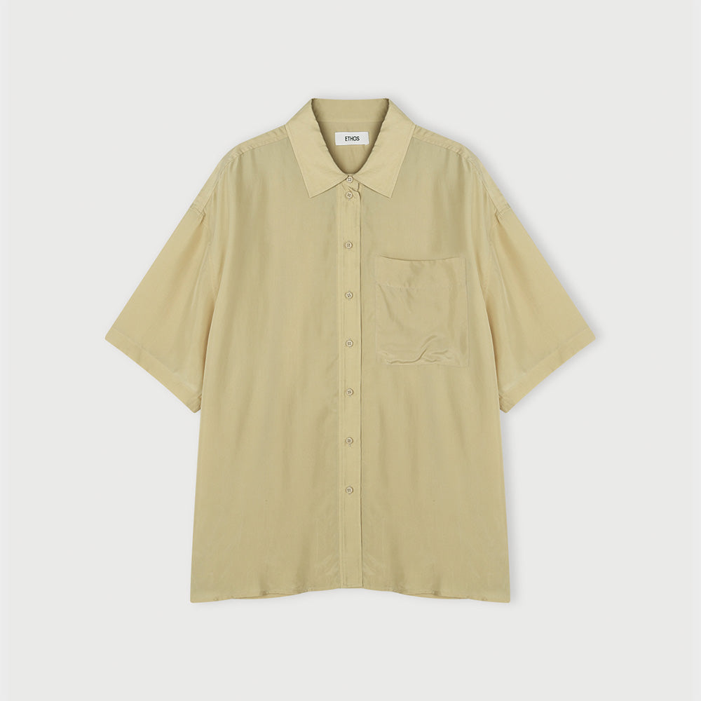 ETHOS CUPRA HALF SLEEVE SHIRT (BUTTER YELLOW)
