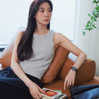 FRONT2LINE [New New PICK] [Lee Chung-ah wearing] Lua sleeveless knit cover-up