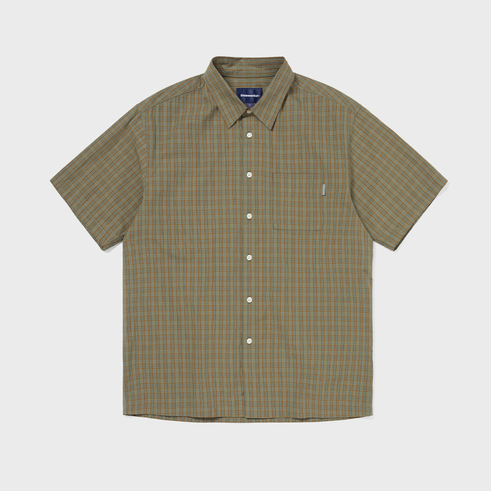 thisisneverthat Check S/S Shirt Brown