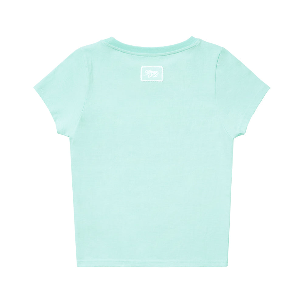 FANCY CLUB CLEF SYMBOL TEE (MINT) F26QB143