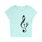FANCY CLUB CLEF SYMBOL TEE (MINT) F26QB143