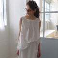 AARAN Charlotte linen sleeveless_ivory