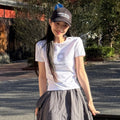 MISEKI SEOUL Midnight stars fitted short sleeve WHITE